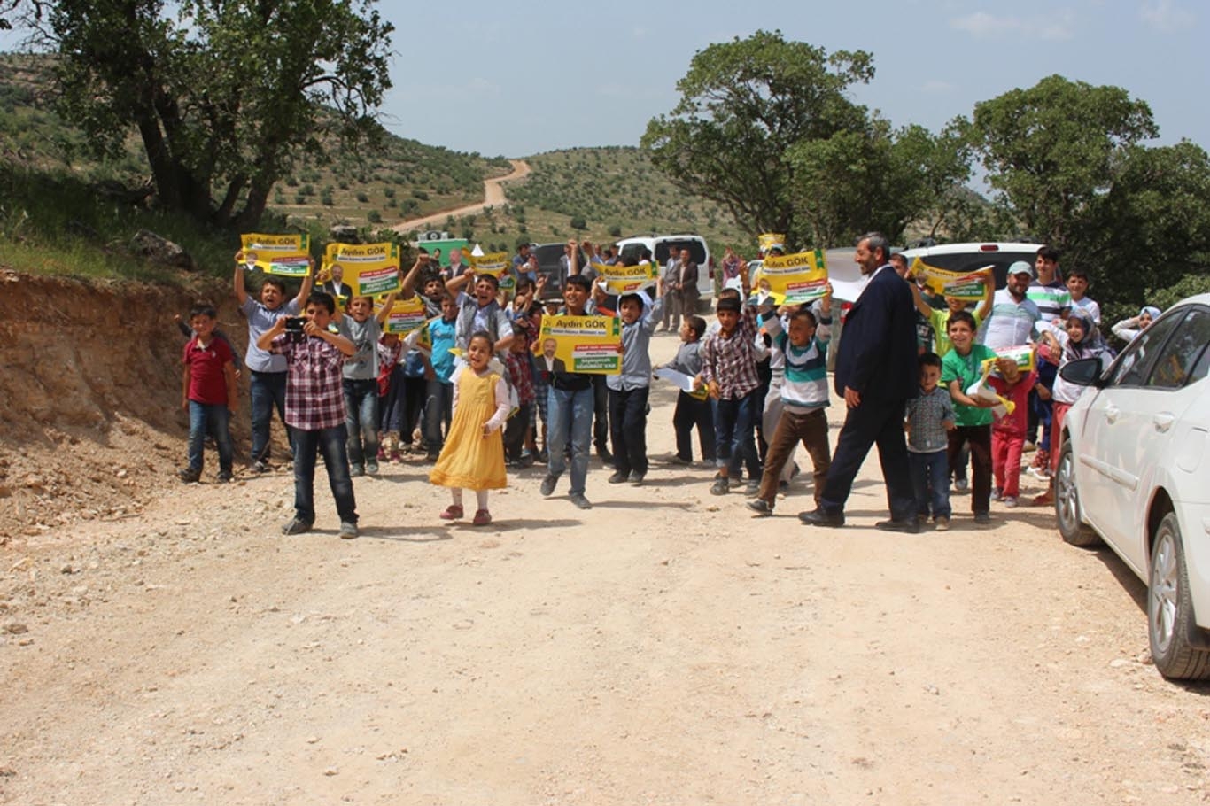 Habizbini köylerinden Aydın Gök’e destek Habizbini köylerinden Aydın Gök’e destek